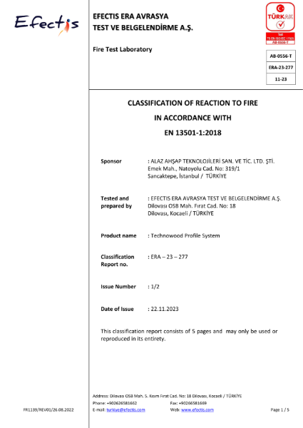 Euroclass A2-s1,d0 Classification