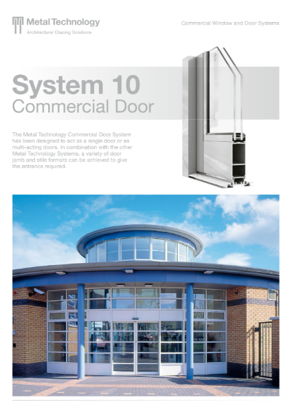 Aluminium Commercial Door