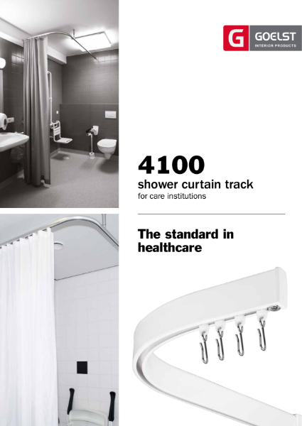 Goelst 4100 shower curtain track