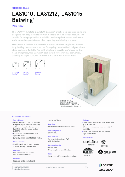 LAS1010, LAS1212, LAS1015 Batwing datasheet