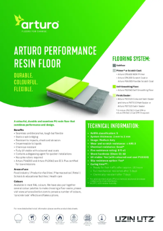 Arturo Performance Resin Floor