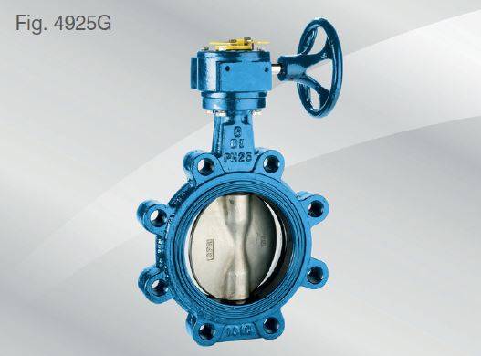 Fig. 4925 - Butterfly Valve Fully Lugged