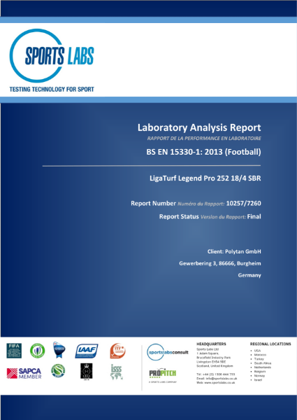 LigaTurf Legend Pro 252 18/4 SBR