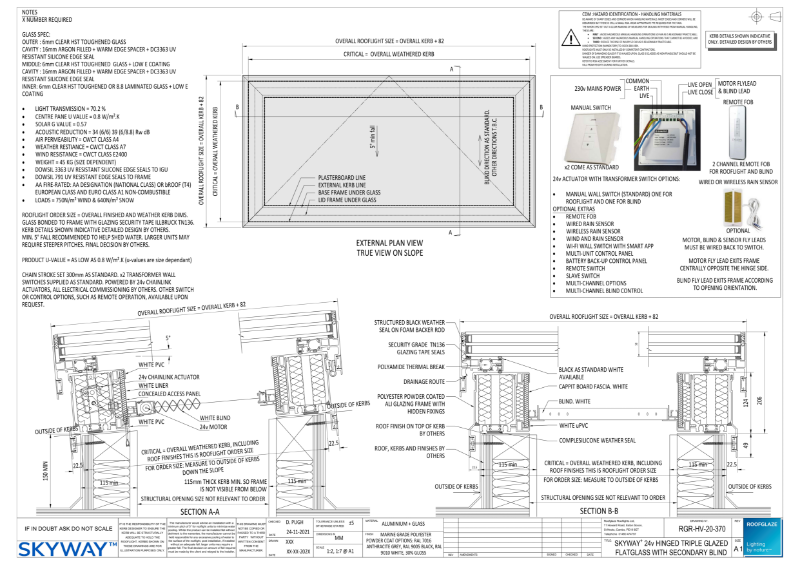 DWG Hinged + secondary blind