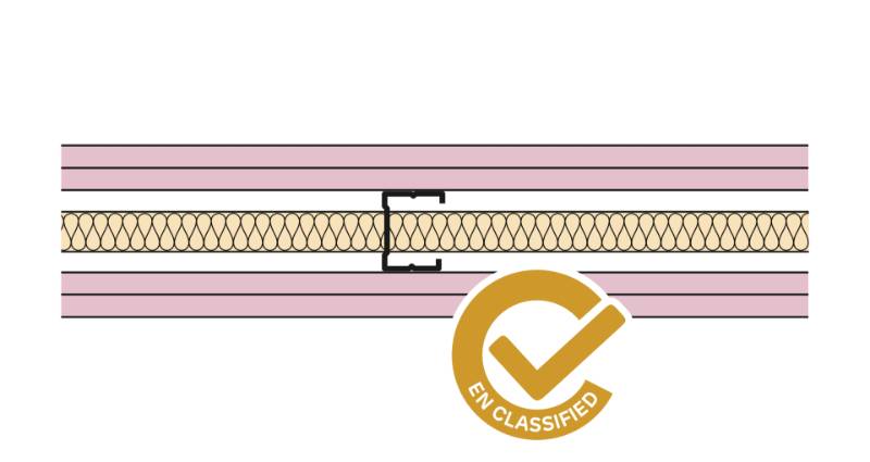 Siniat Single Frame Metal Stud Partition CS50R-215F-25G - Metal Stud Partitioning