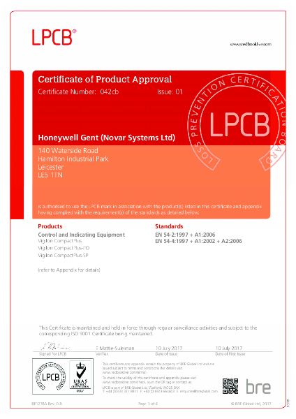 LPCB Certification 