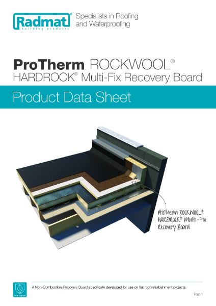 ProTherm ROCKWOOL HARDROCK Multi-Fix Recovery Board - PDS