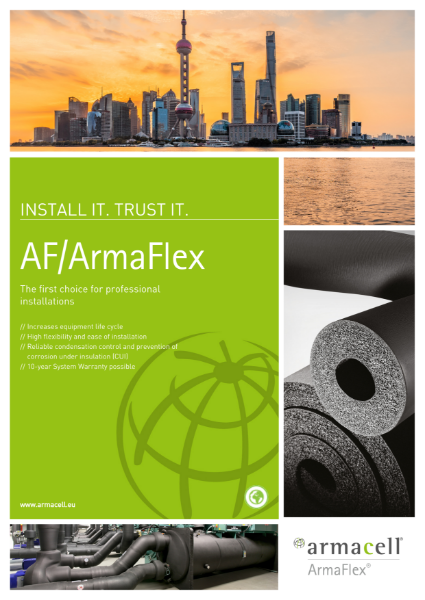 AF/ArmaFlex Product Data Sheet | Armacell UK Ltd | NBS Source