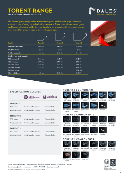 Torent Gutter Range