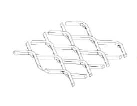 DecoMesh R28 - Nexus layouts - Suspended Ceiling System, Mesh Infills