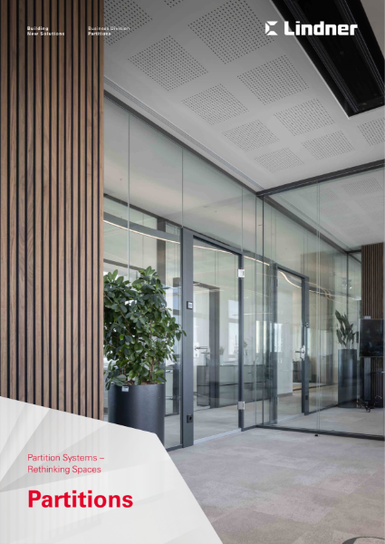 Lindner Partition systems and doors - Brochure