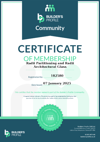 Certificate of Builder's Profile Premium Membership