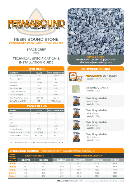 Space Grey_14870_Resin_Bound_Stone_TDS_PERMABOUND