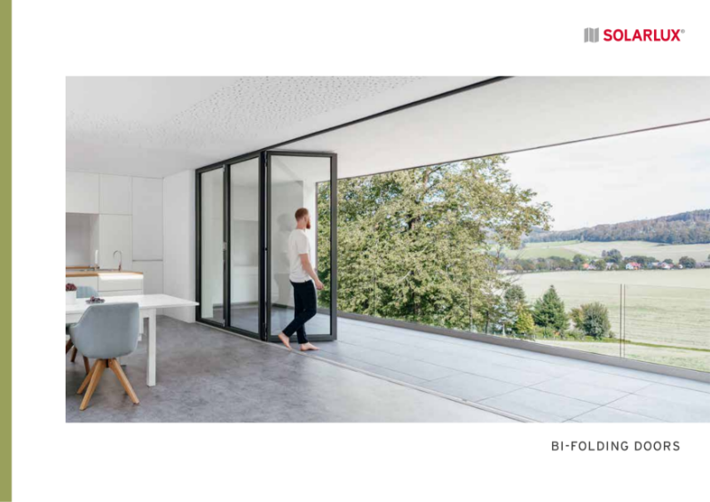 Solarlux bi-folding doors – insulated and non-insulated product brochure