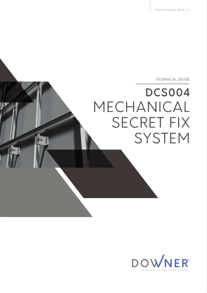 DCS004 Downer Framing Mechanical Secret Fix System