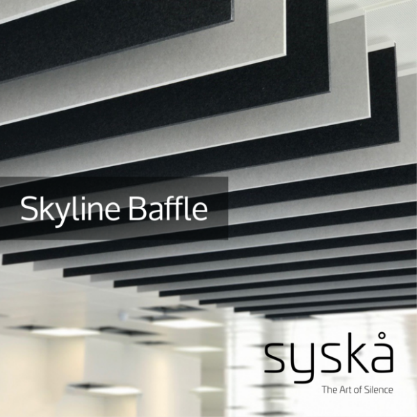 06 - Skyline Baffle - Acoustic Ceiling Panel - Technical Datasheet