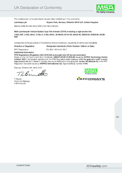 Statement of compliance