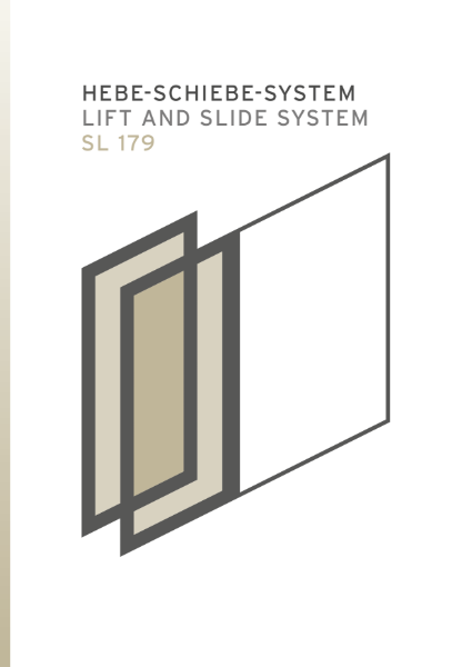 Solarlux SL 179 Lift and sliding door system insulated