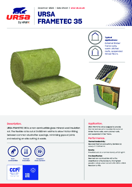 URSA FRAMETEC 35 - Datasheet