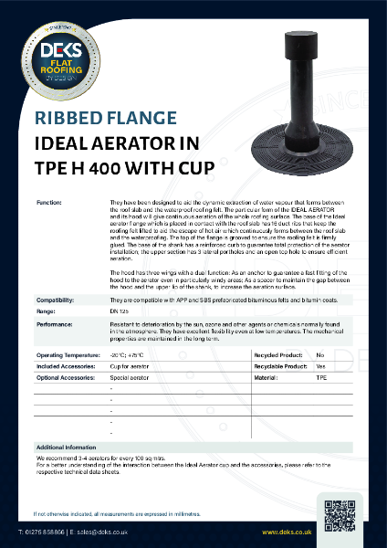 Roof Vent Tall - TPE