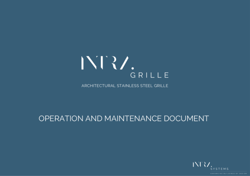 O&M Manual - INTRAgrille
