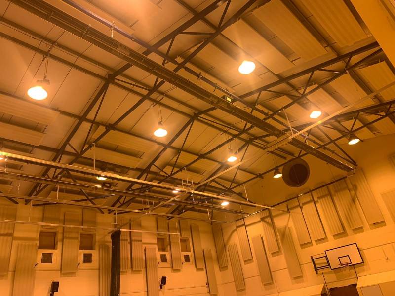 Sports Hall Radiant Heating - Hoe Bridge School
