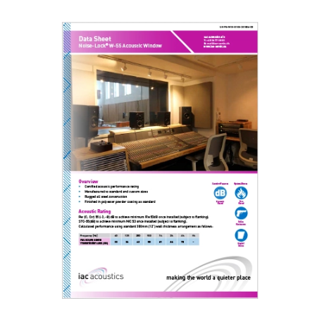 Noise Lock W-55 Datasheet