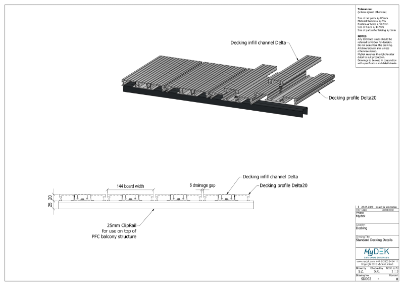 Standard Decking Details