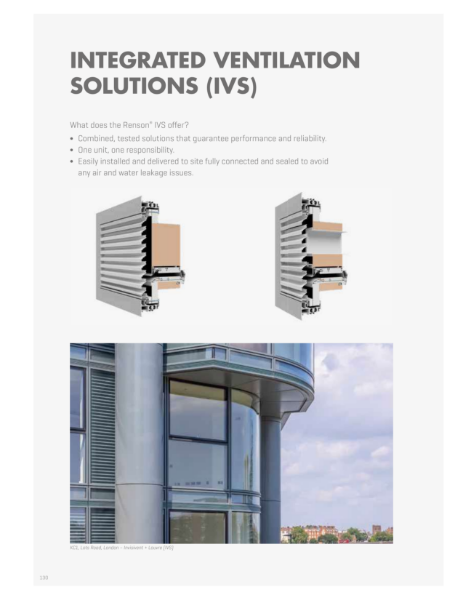 Louvre and Invisivent_Integrated Unit for Inlet and Mechanical Extract