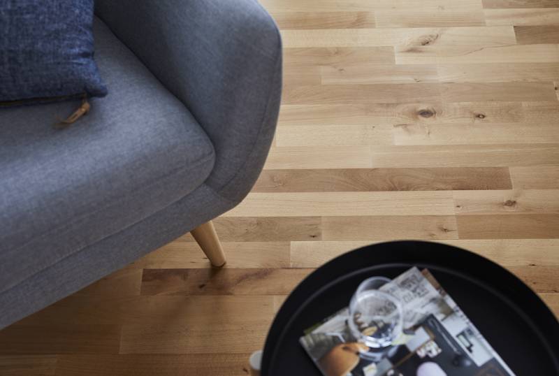 14 mm&nbsp;Two-Strip Solid Hardwood Flooring