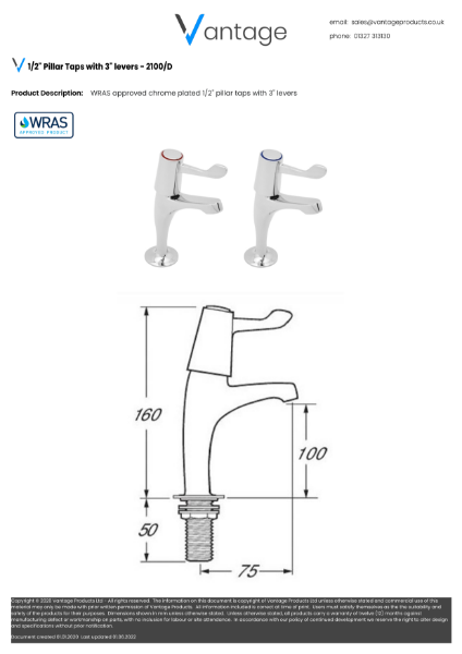 Product Data Sheet - 2100/D