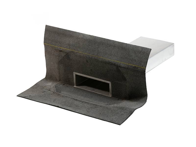 Bauder Bitumen Letterbox Parapet Outlet DN 205 - Parapet Rainwater Outlet