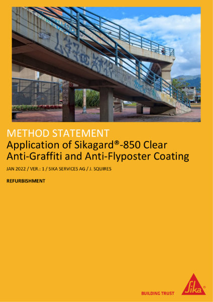 Sikagard 850 Method Statement