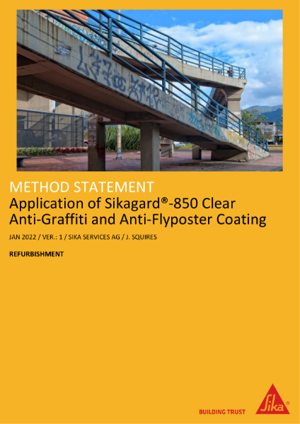 Sikagard 850 Method statement