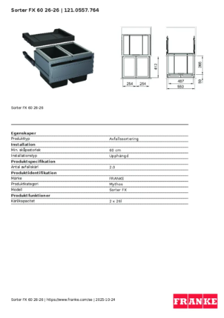 Product Sheet 121.0557.764