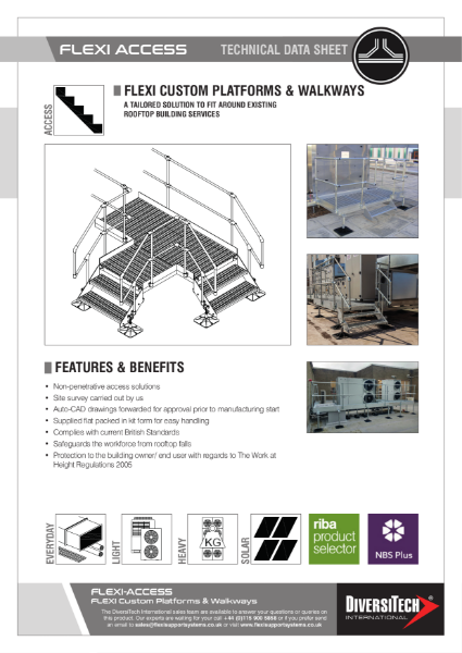 FLEXI ACCESS - PLATFORM AND WALKWAYS TDS