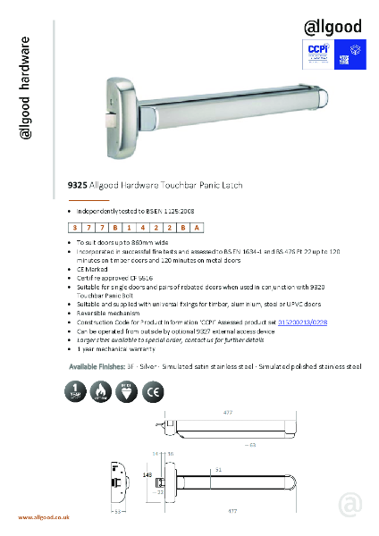 9325-Datasheet Iss07