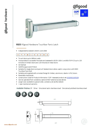 9325-Datasheet Iss07