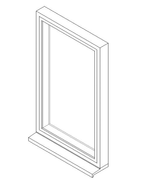 Single Window System with a Side Hung Opening Light