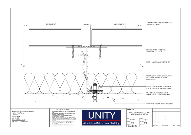 Unity A2 DF-01 Technical Drawing