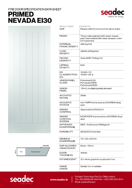 Primed Nevada datasheet ei30 030124