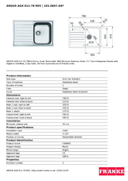 Product Sheet 101.0607.697