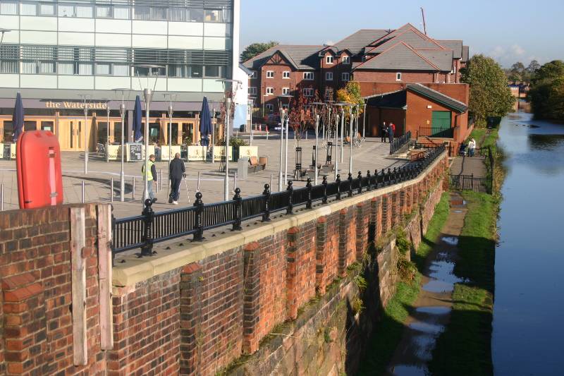 ASF Balmoral Parapet Wall Post and Panel, Sale Town Hall