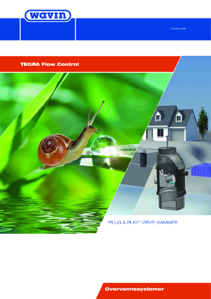 Datablad Tegra Flow Control | Wavin | Lattira Source