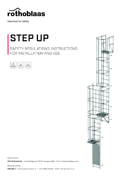 Step Up - Safety Regulations, Instructions for Installation and Use