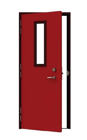M2M3 single security and fire doorset