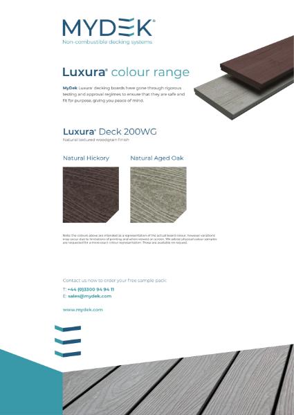MyDek - Luxura Decking Standard Colour Range