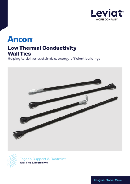 Ancon Low Thermal Conductivity Wall Ties | Leviat | NBS Source