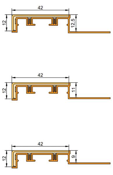 Schlüter-TREP-V - Stair Nosing for Tiled Floors
