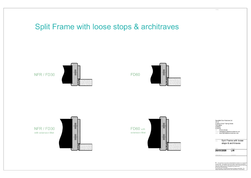 Split Frame cross section